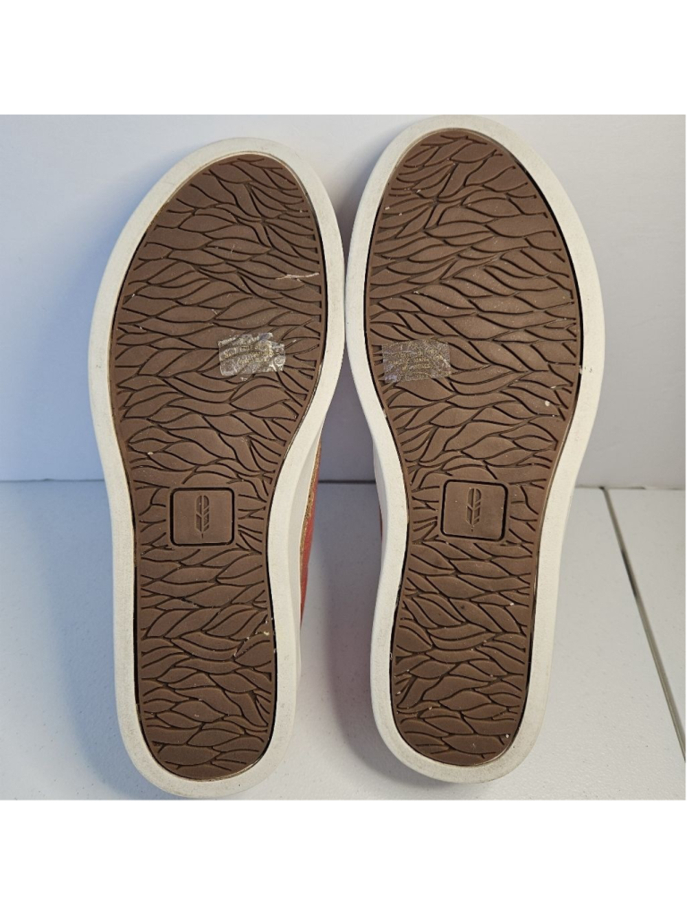 Revitalign Hermosa Red Canvas Slip On Sneakers Size 7.5 Orthotic Comfort Support - Picture 11 of 12